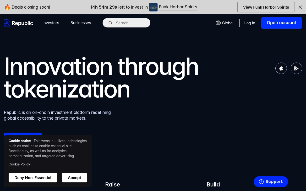 Republic website