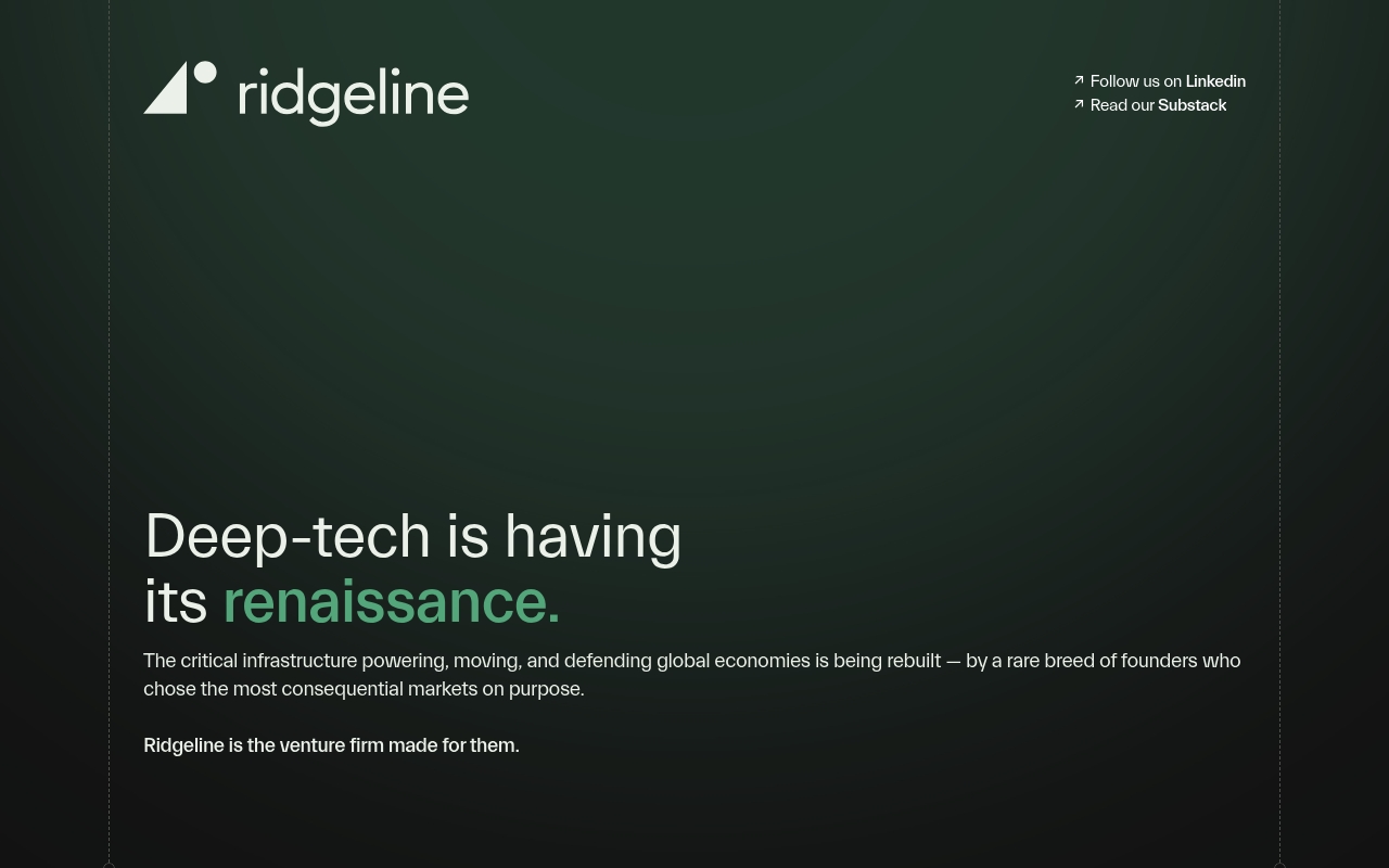 Ridgeline website