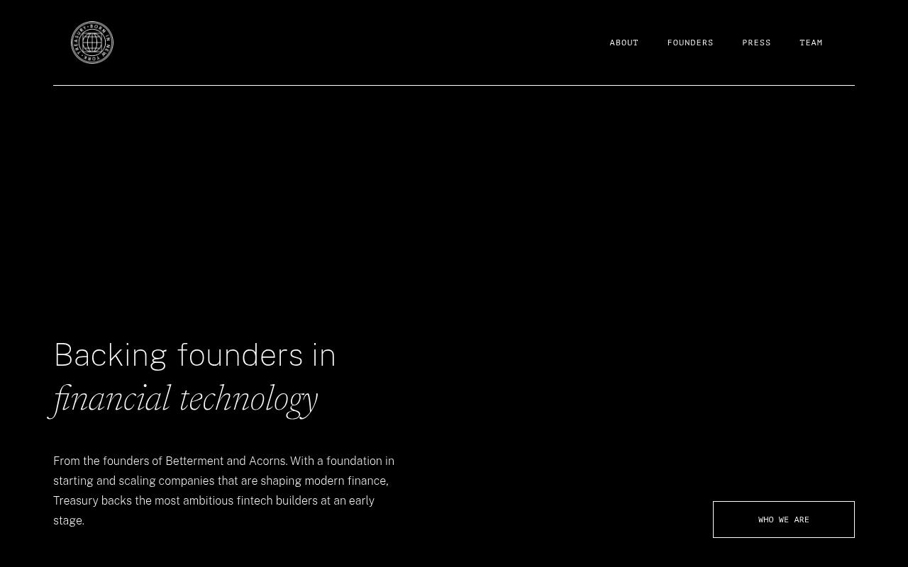 Treasury website