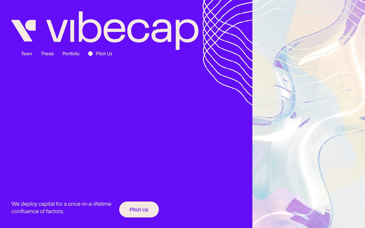 Vibe Capital website