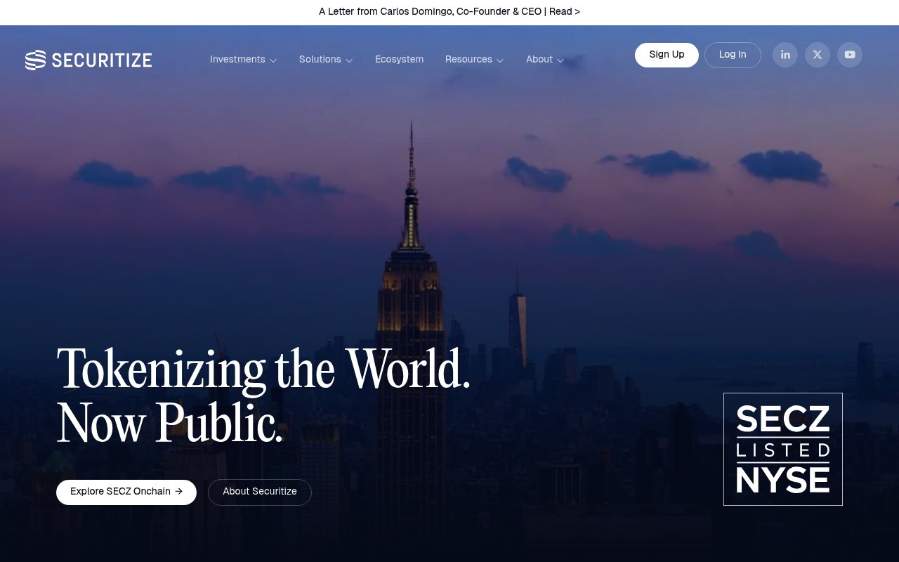 Securitize website