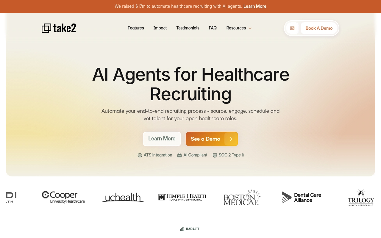 Take2 AI website