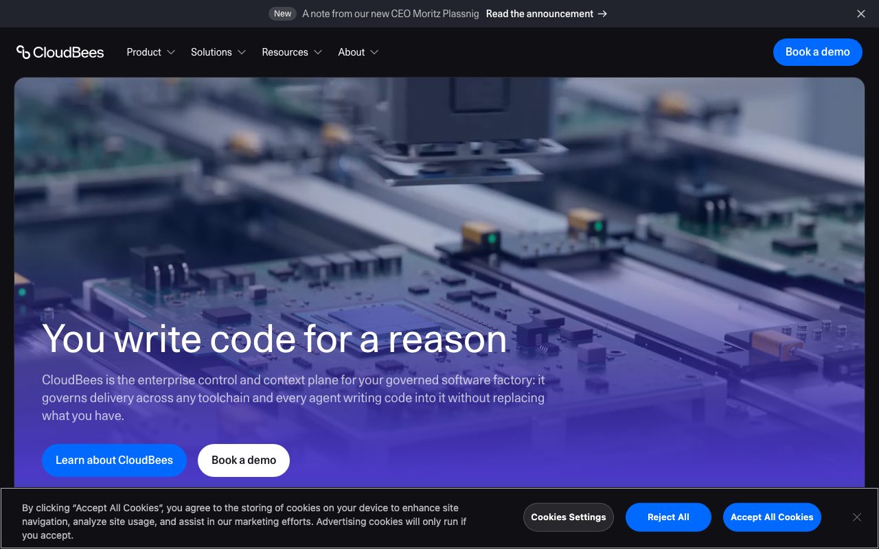 Cloudbees website