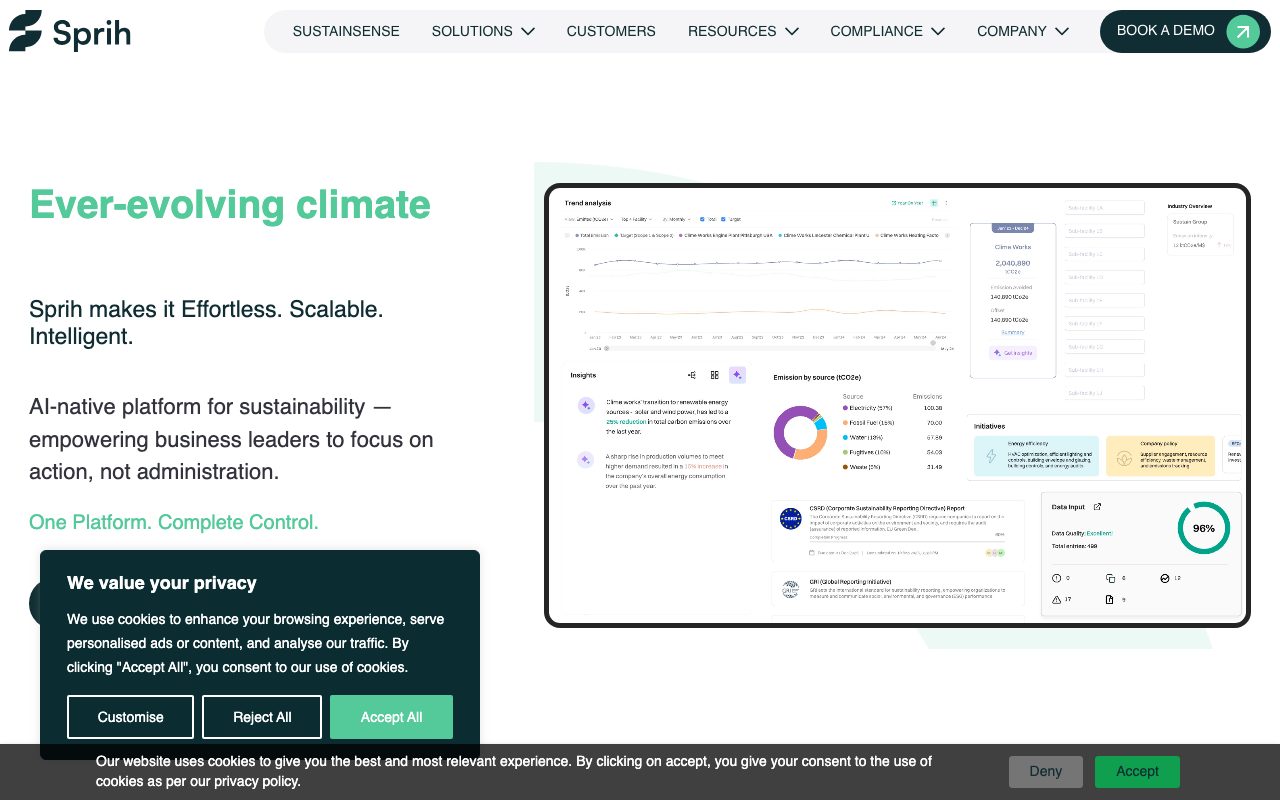 Sprih website