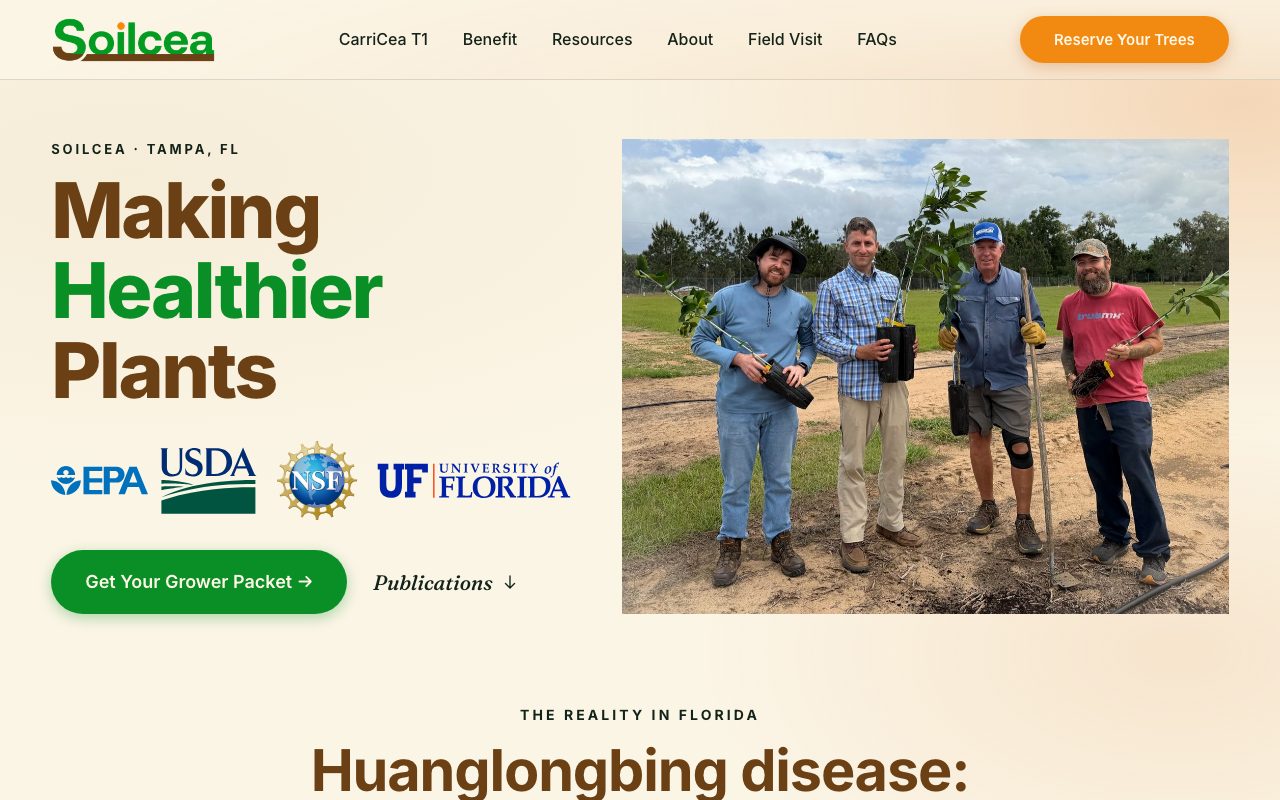 Soil Culture Solutions website