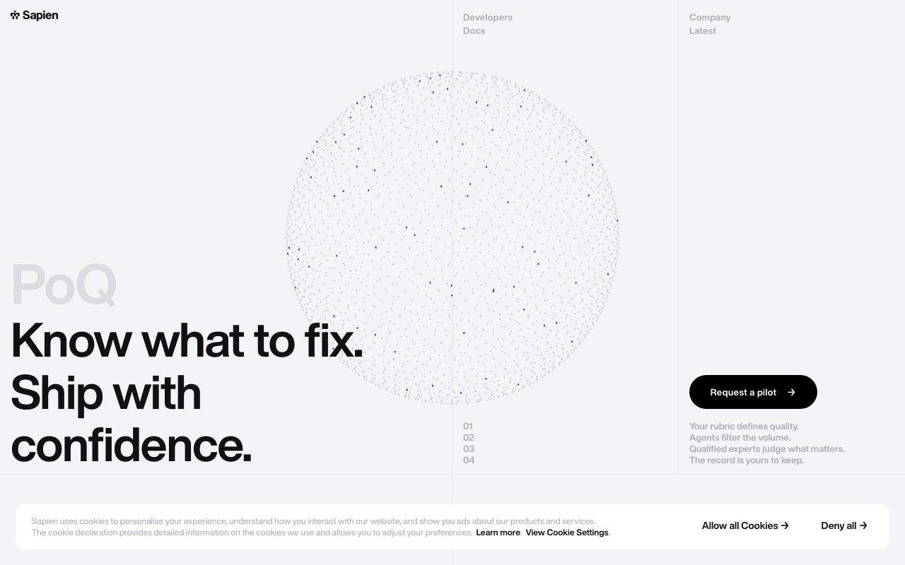 Sapien website