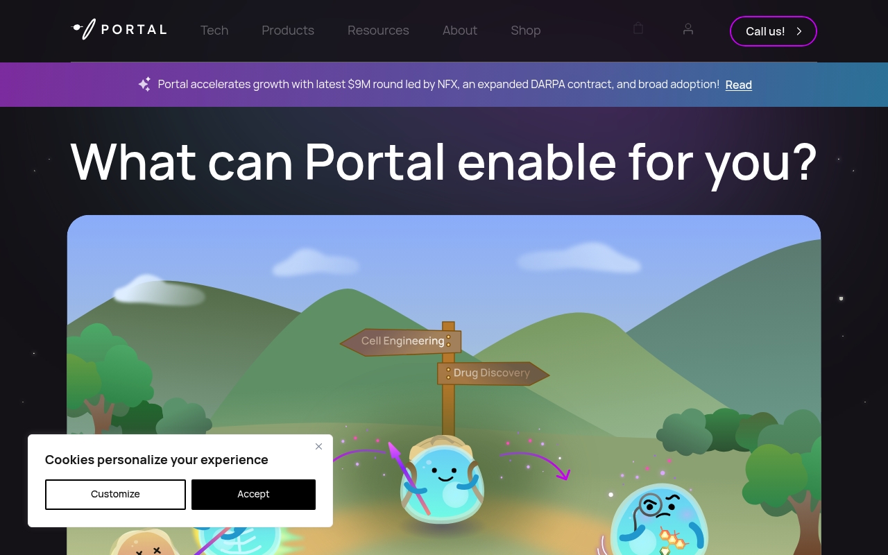 Portal website