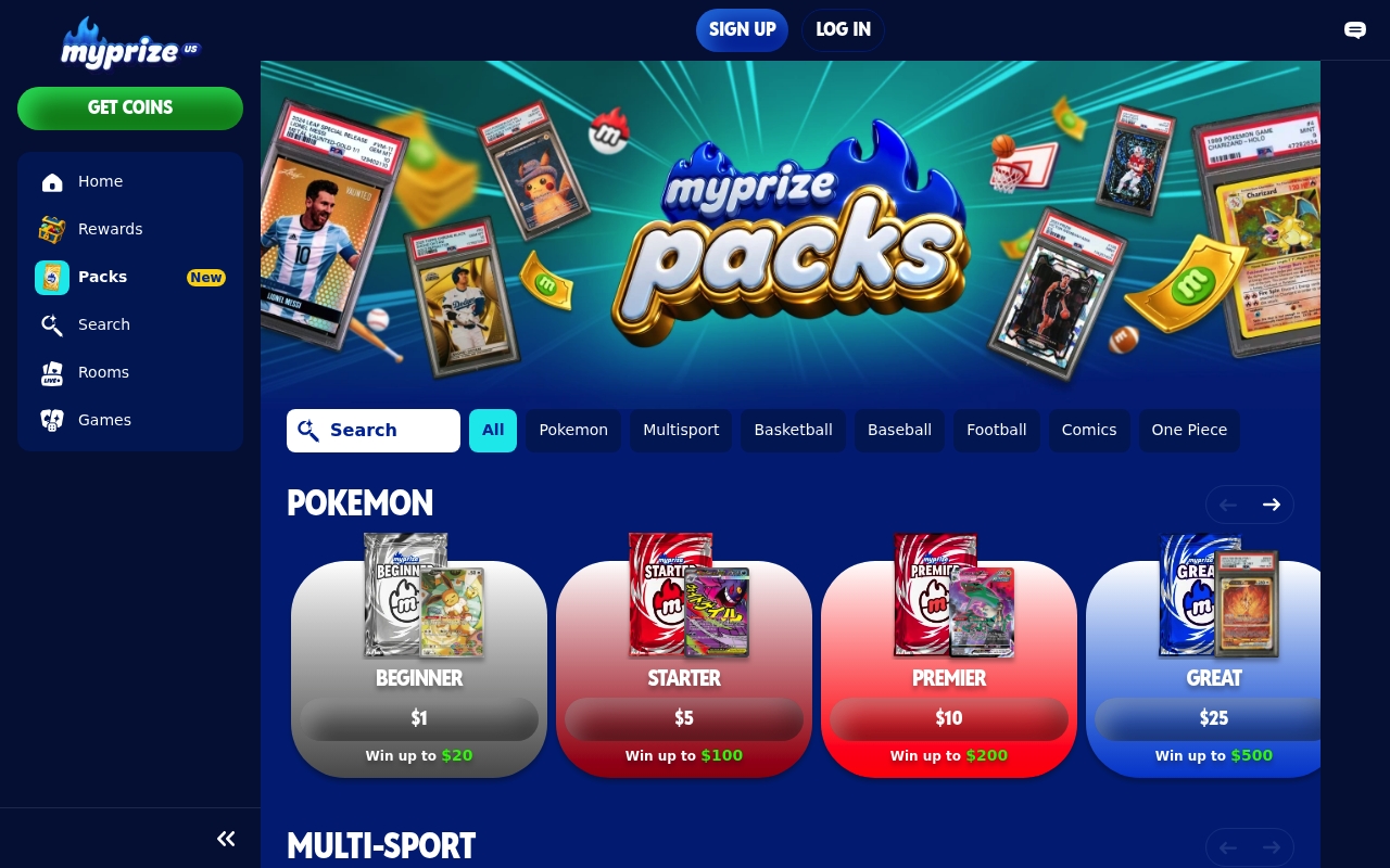 MyPrize website