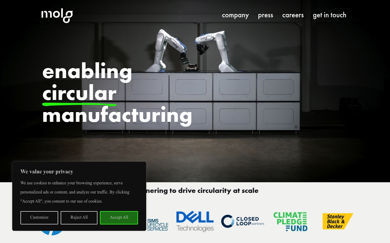 MOLG website