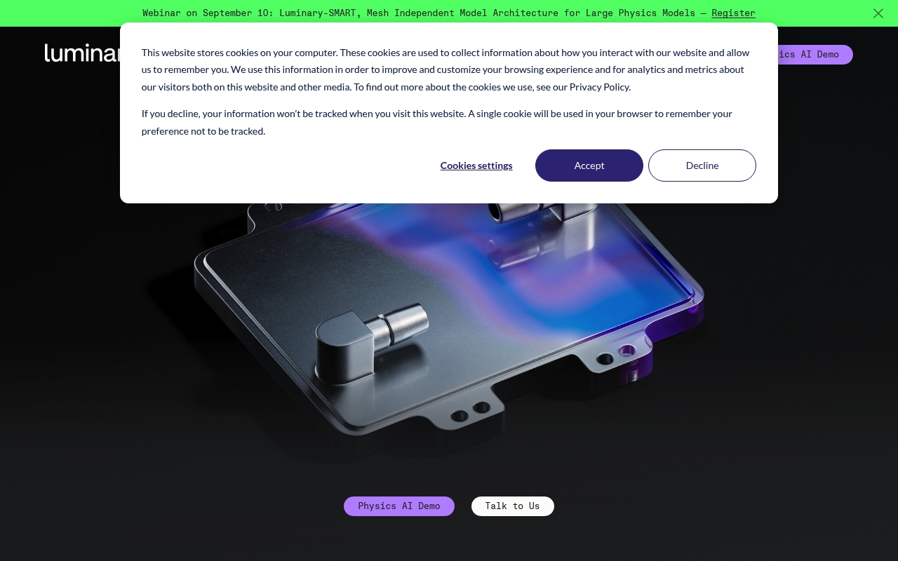 Luminary website