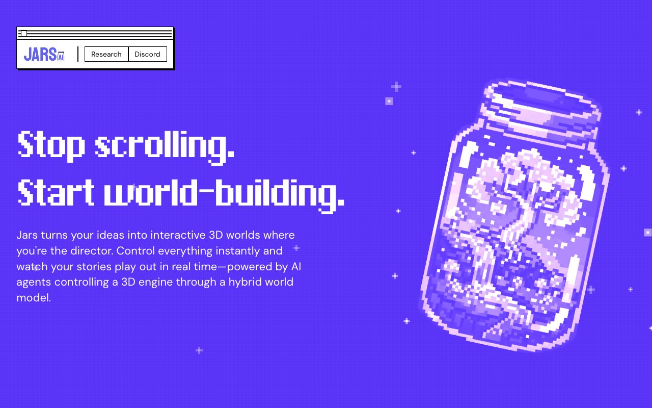 JARS AI website