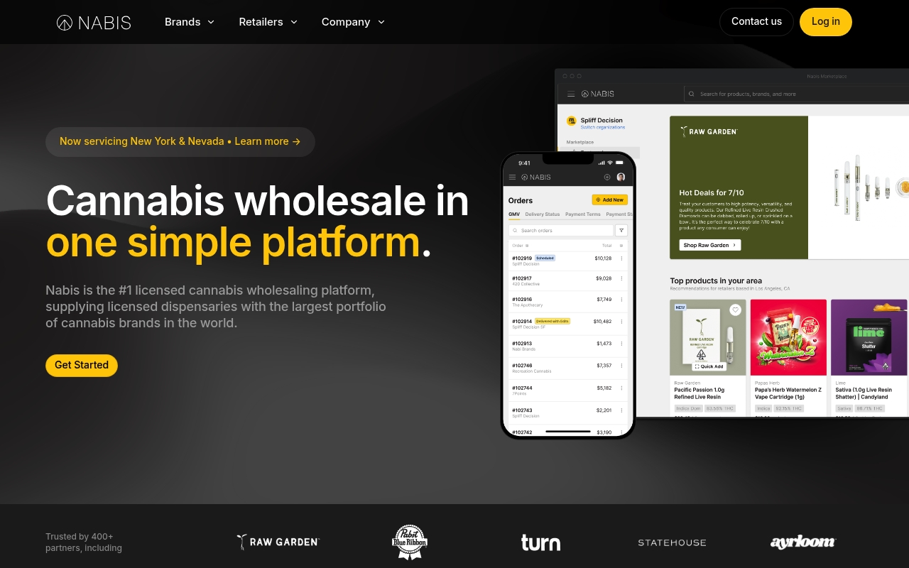 Nabis website