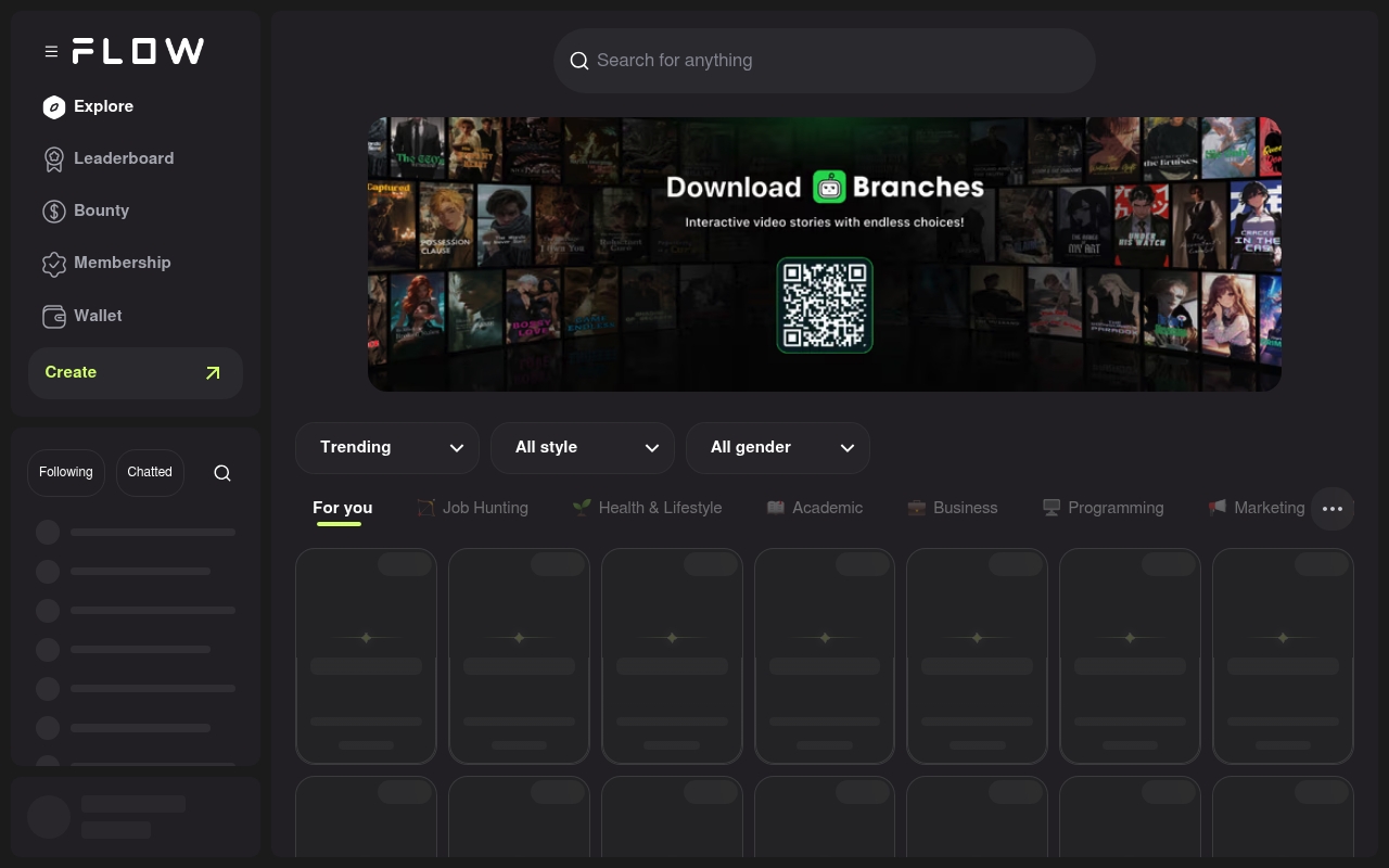 FlowGPT website