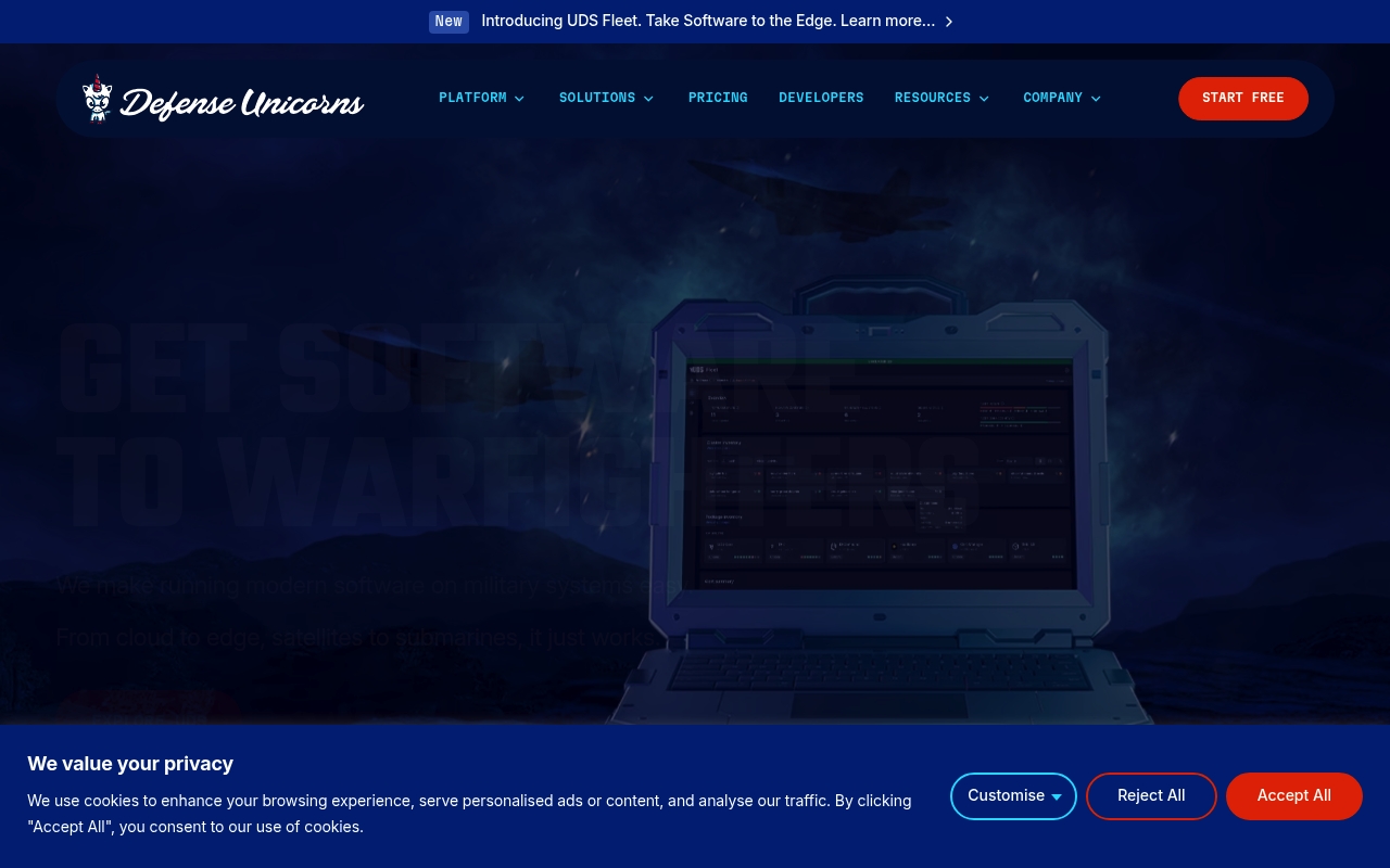 Defense Unicorns website