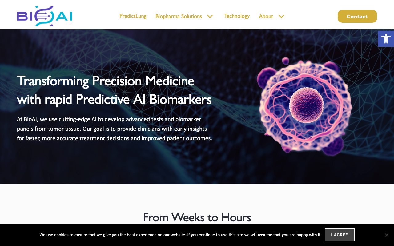 BioAI Health website