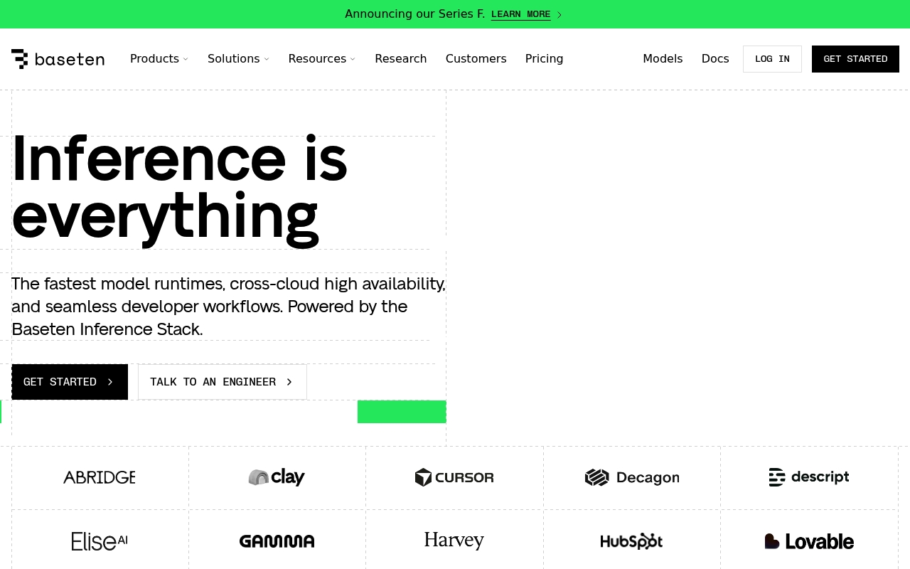 Baseten website