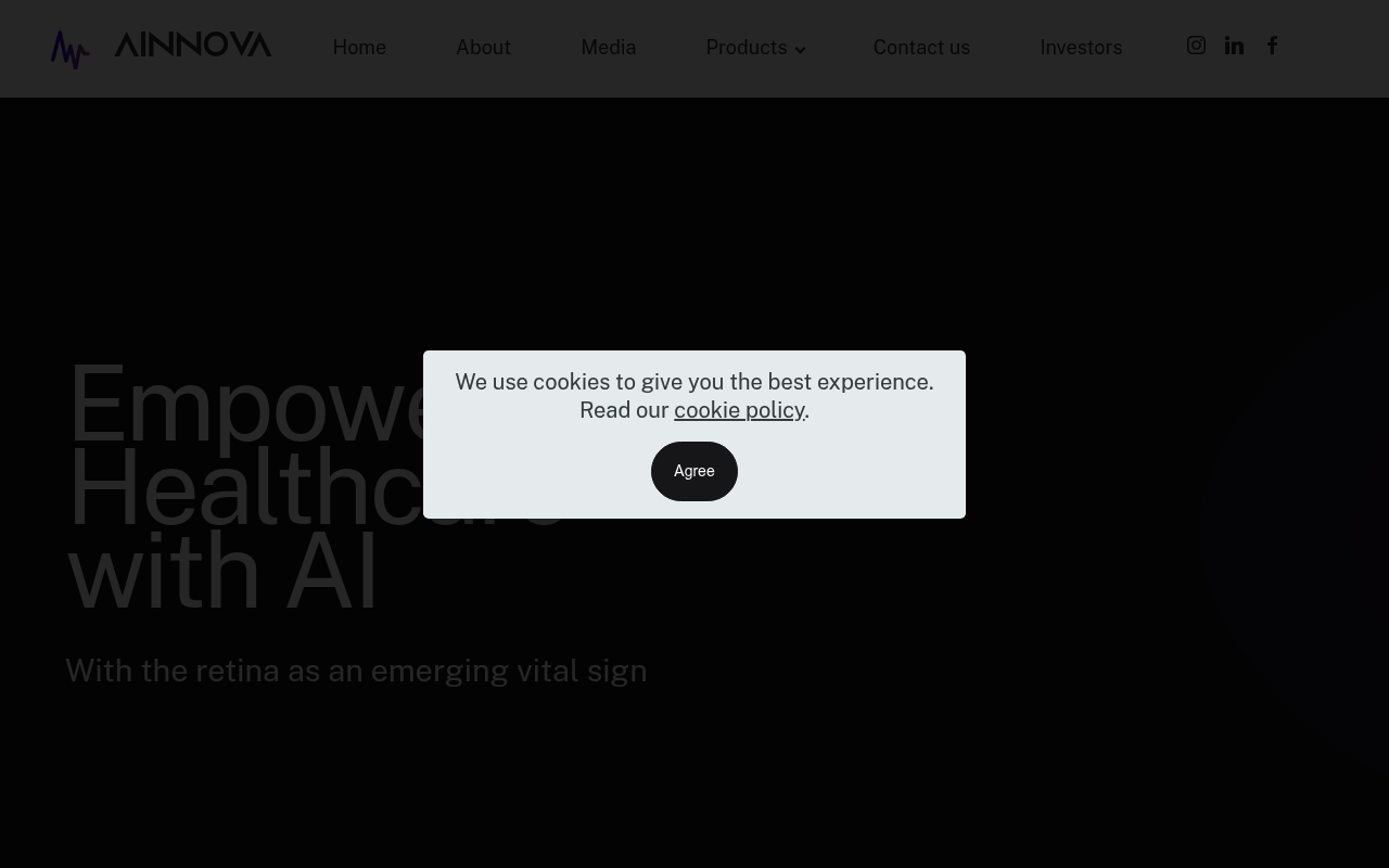Ainnova Tech website