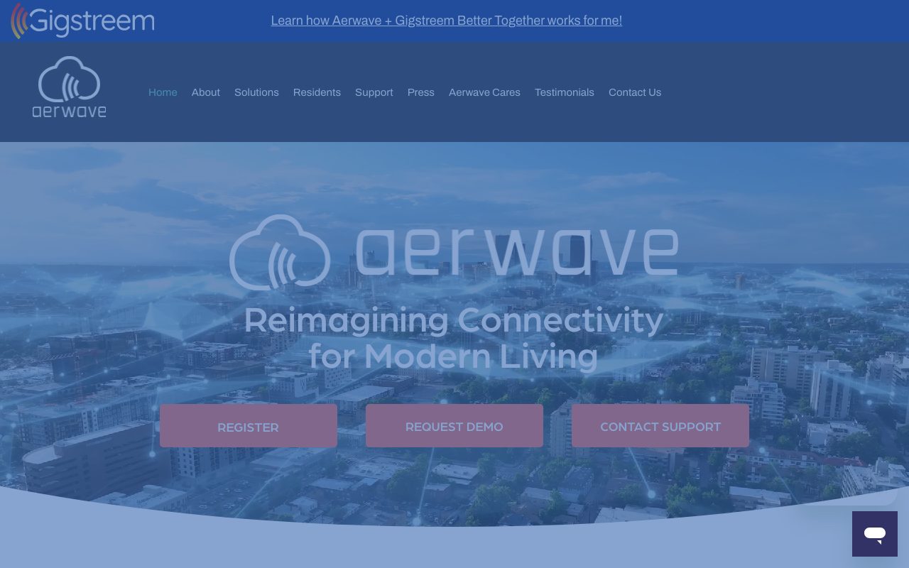 Aerwave website