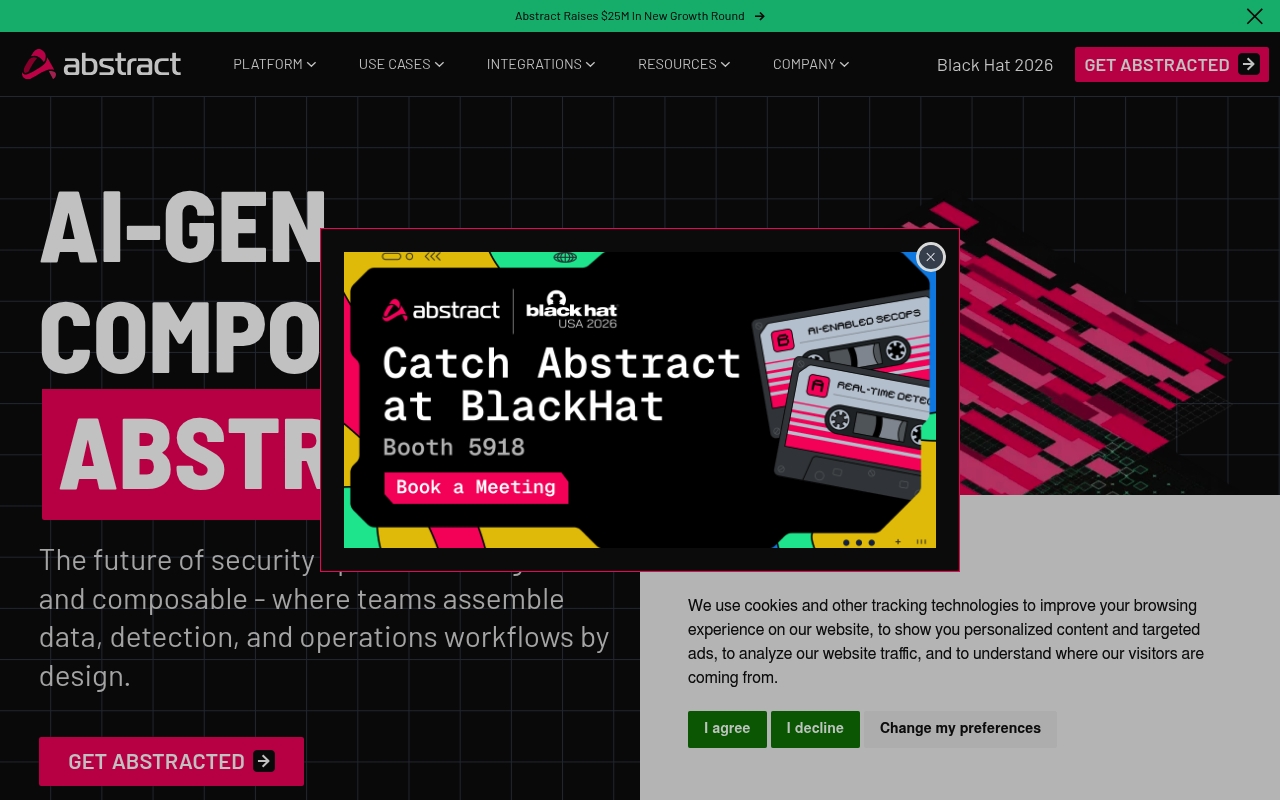 Abstract Security website
