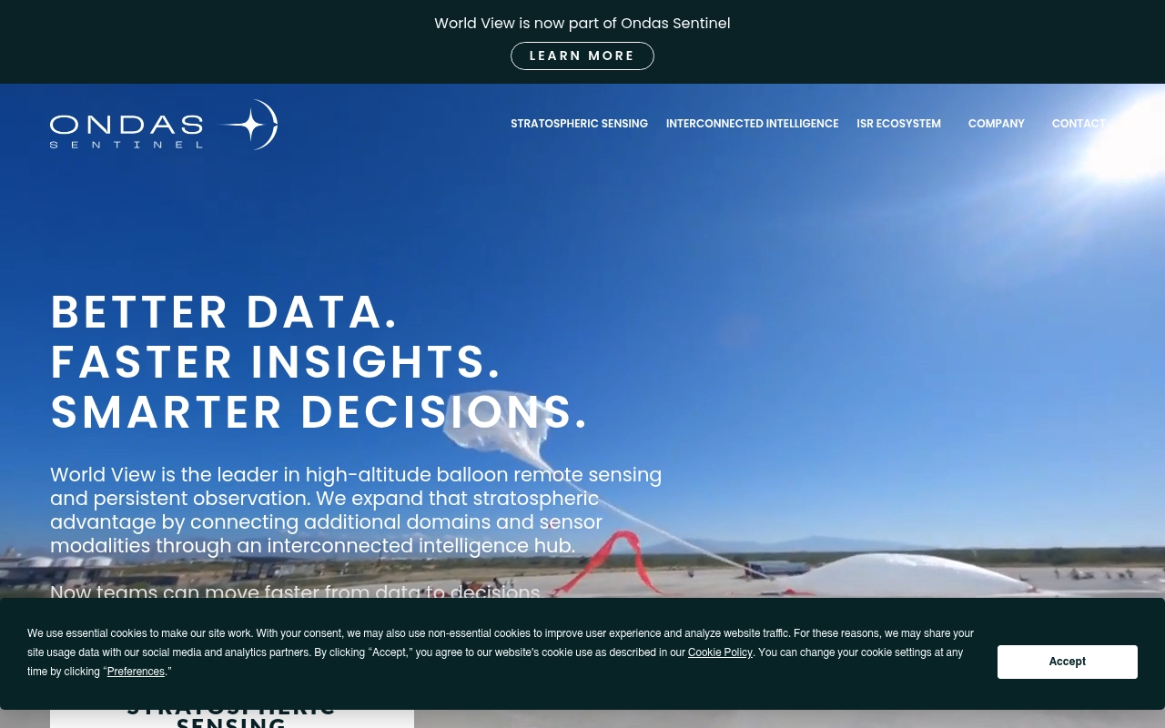 World View Enterprises website
