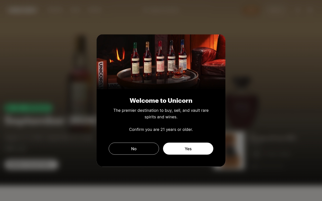Unicorn Auctions website