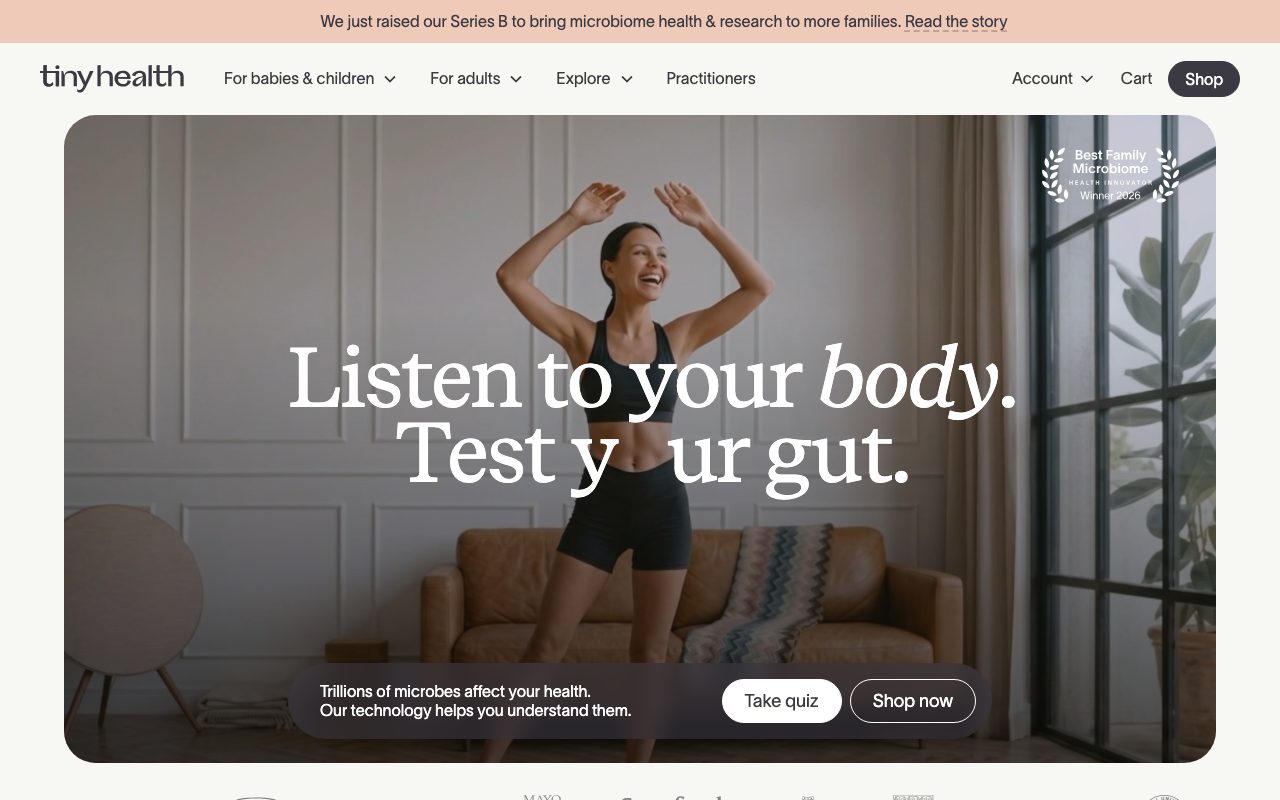 Tiny Health website