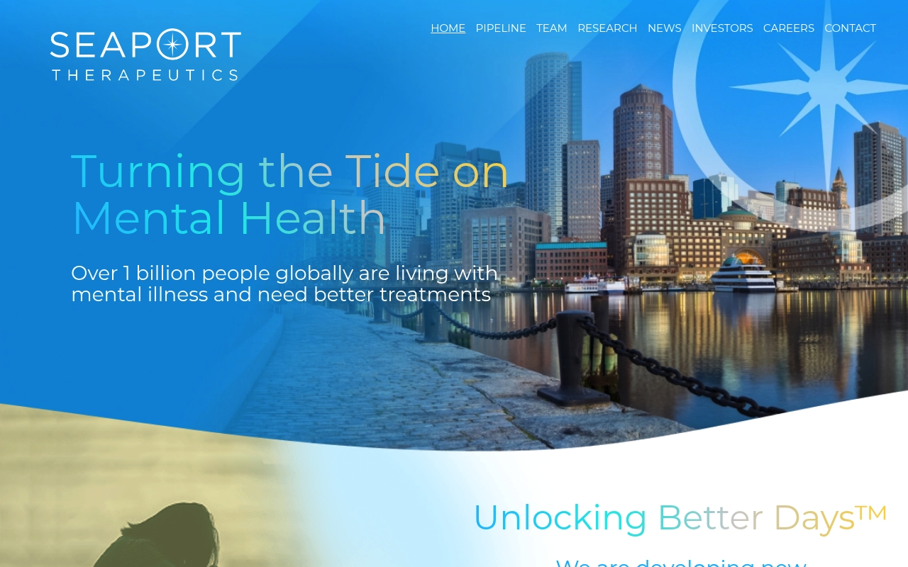 Seaport Therapeutics website