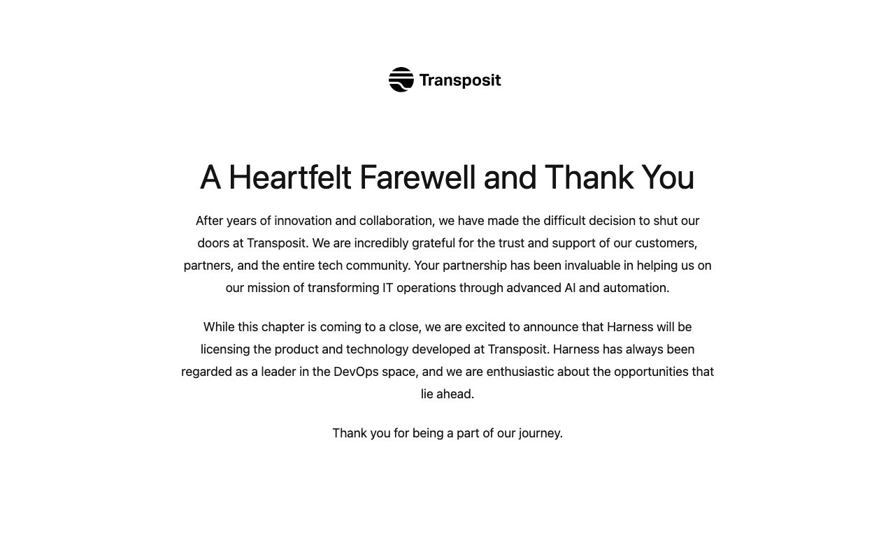 Transposit website