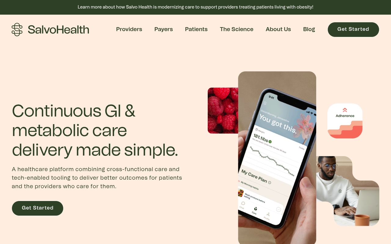 Salvo Health website