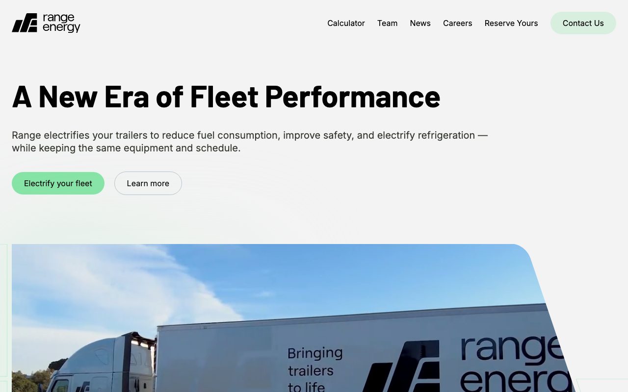 Range Energy website