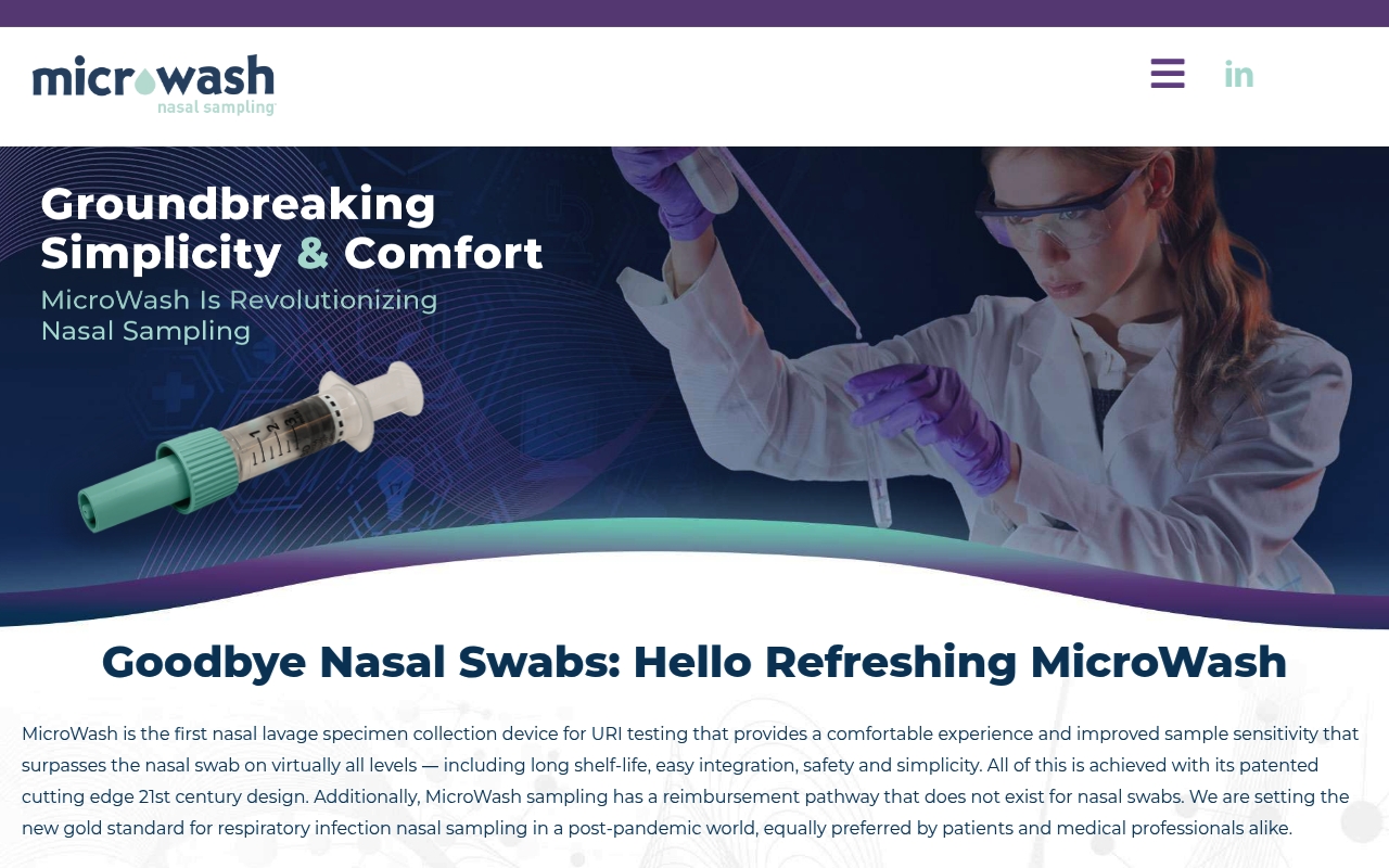 MicroWash website