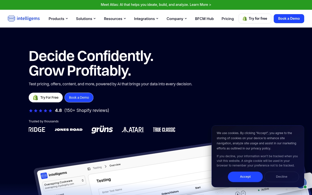 Intelligems website