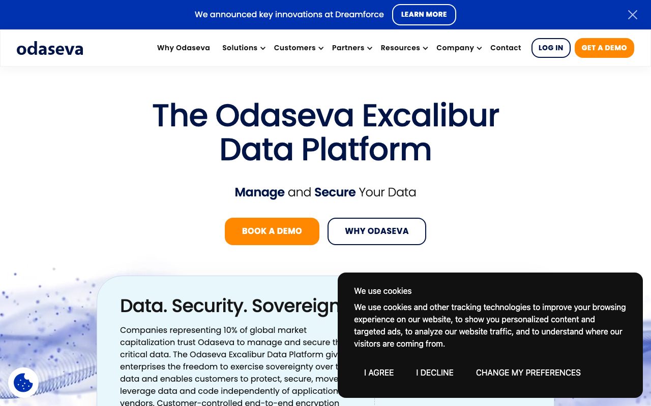Odaseva website