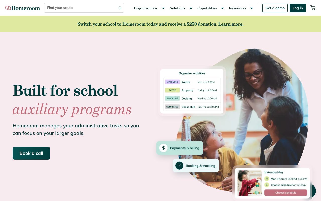 Homeroom website