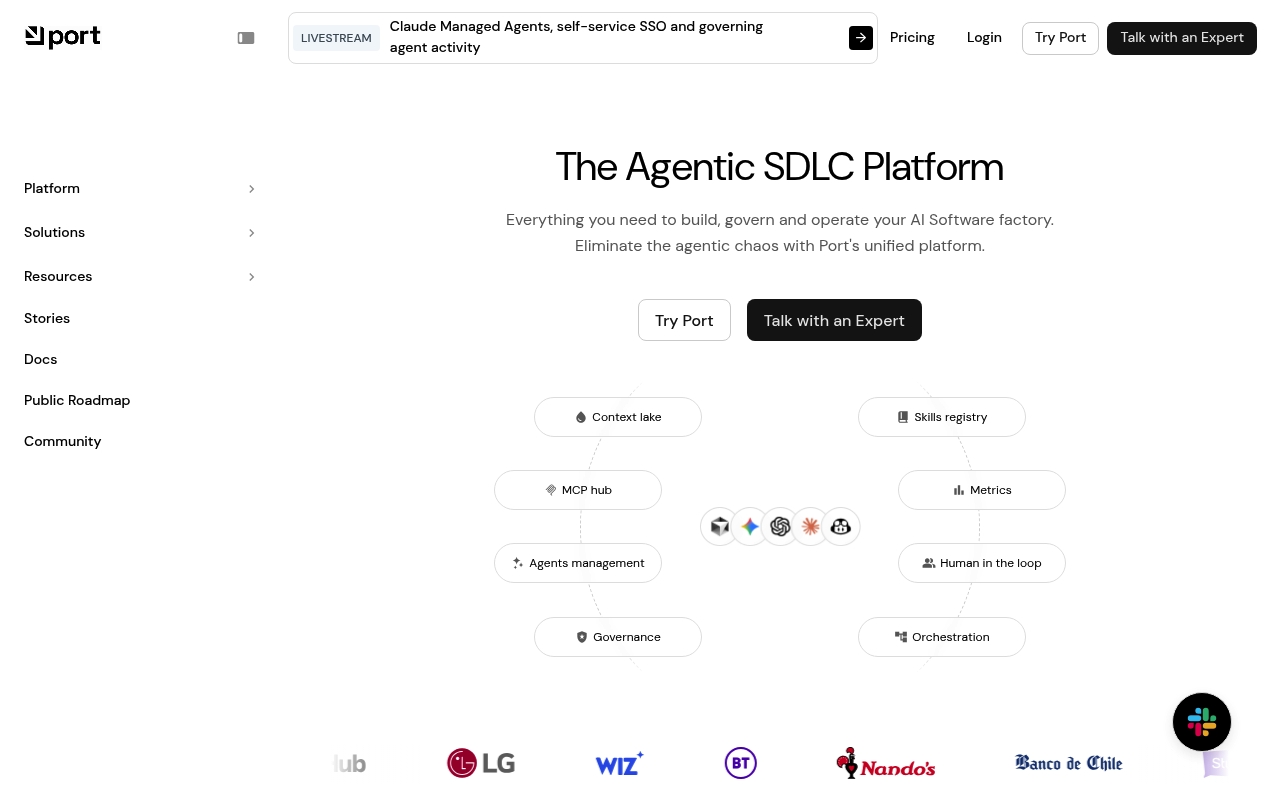 Port website