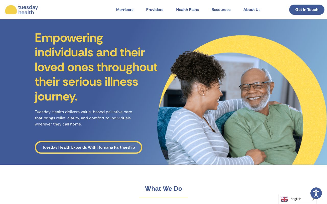 Tuesday Health website