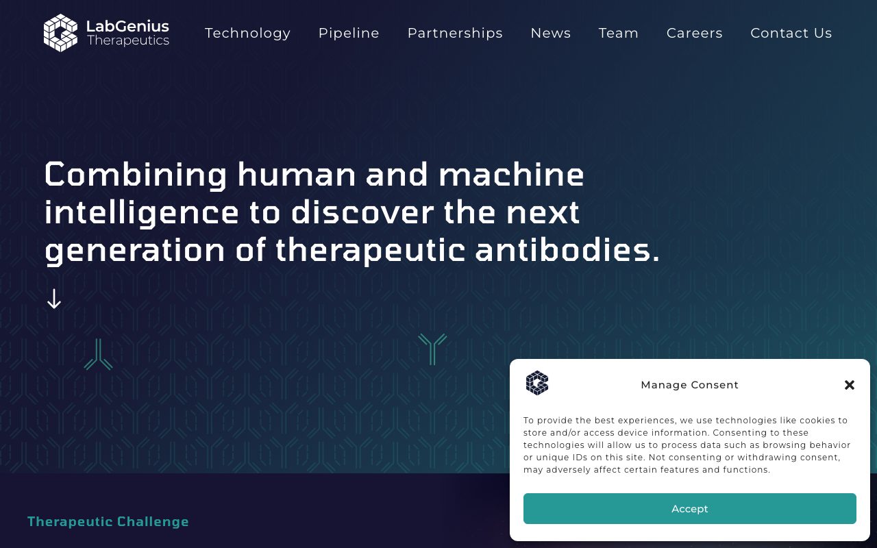 LabGenius website