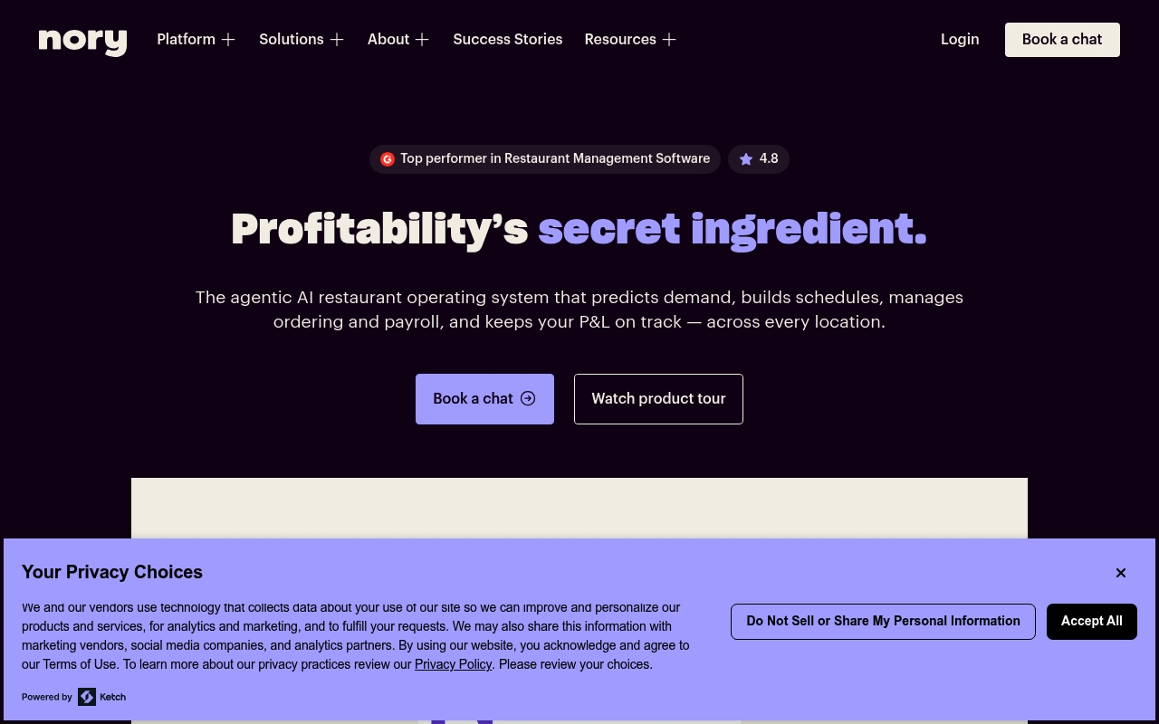Nory website