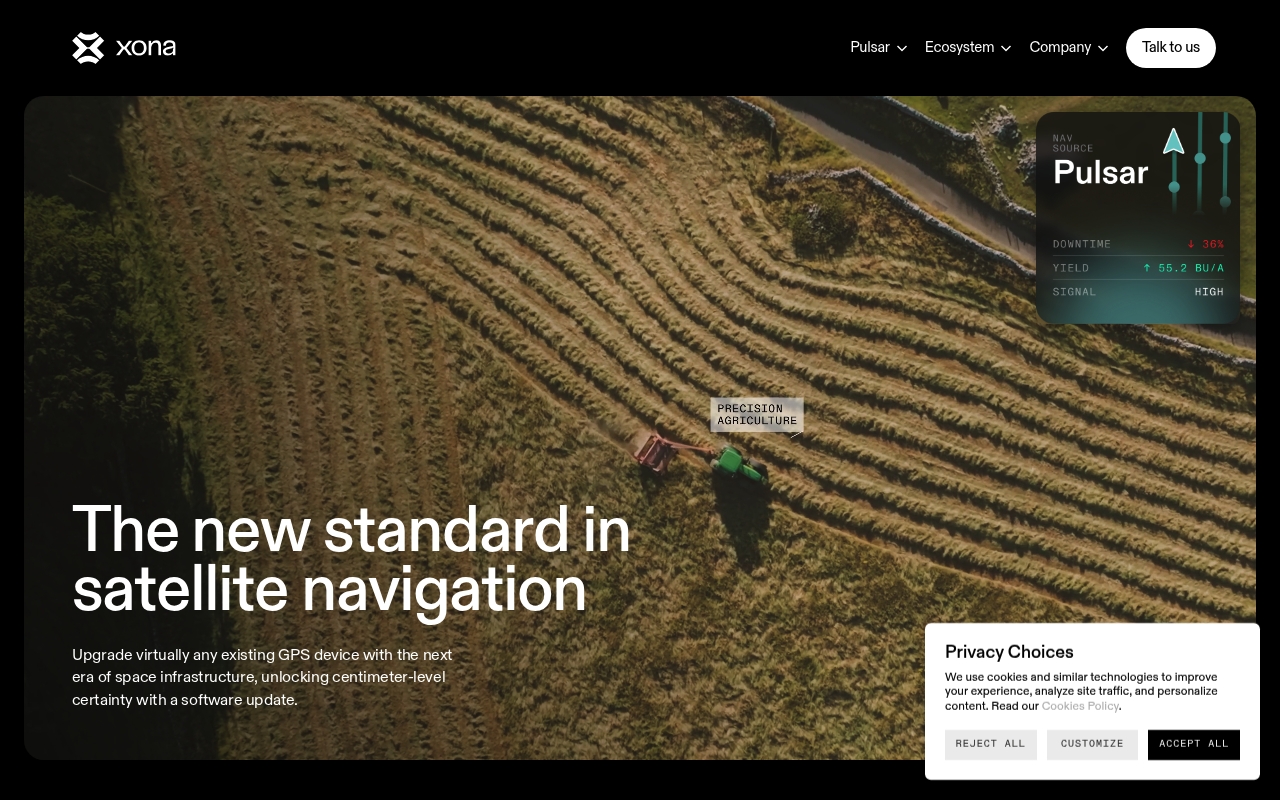 Xona Space Systems website