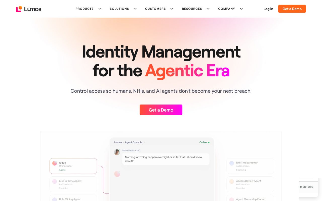 Lumos website