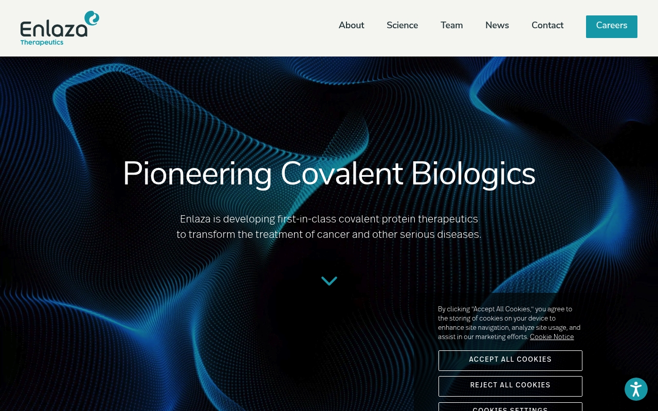 Enlaza Therapeutics website