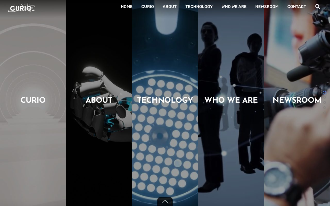 Curio website