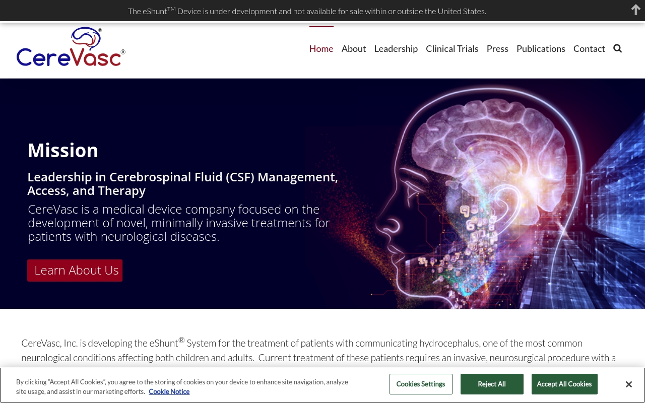CereVasc website