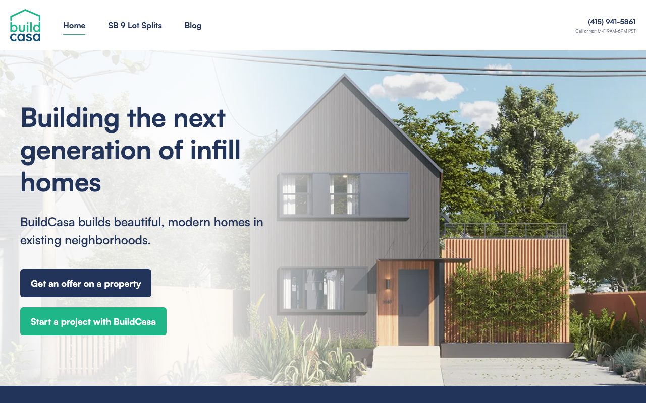 BuildCasa website