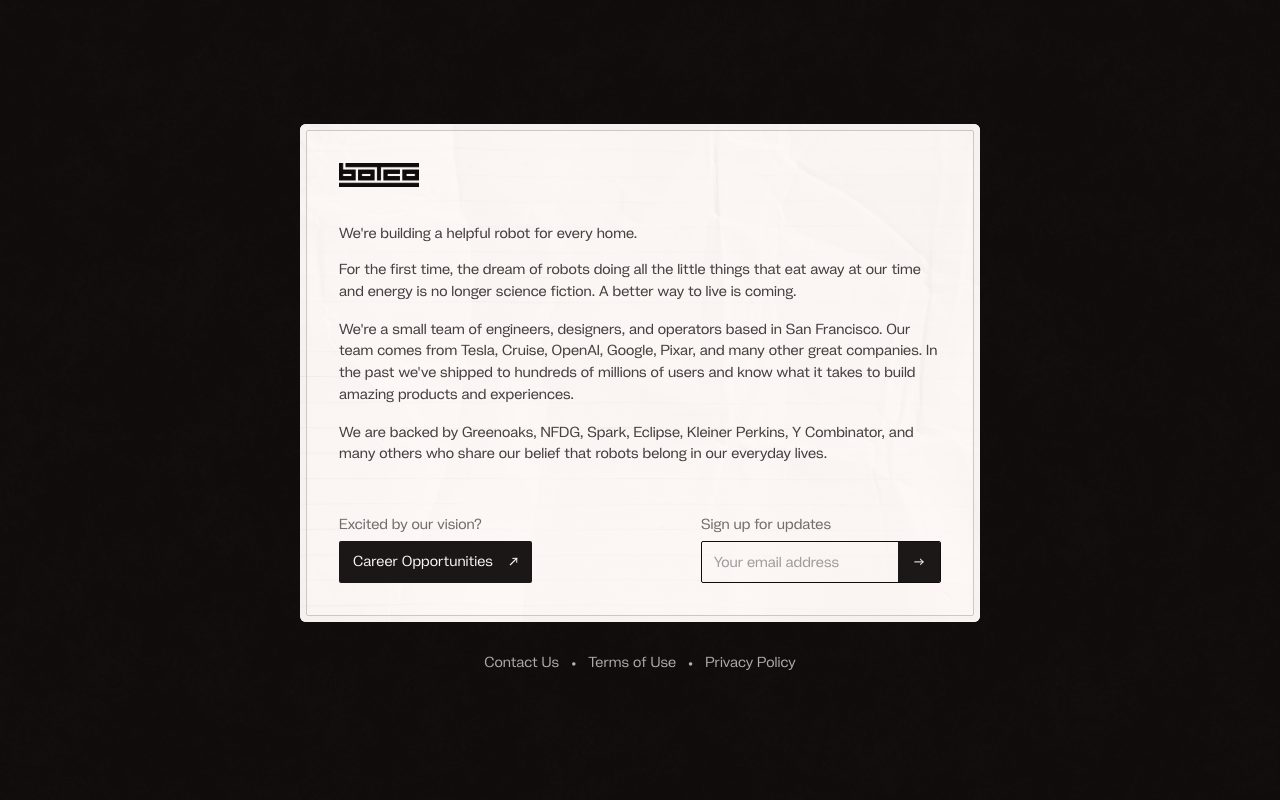 The Bot Company website