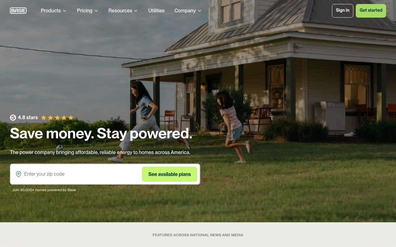 Base Power website