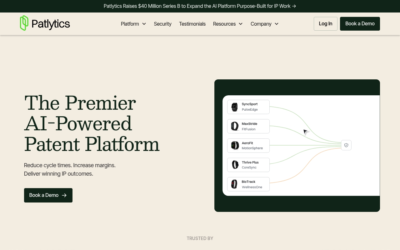Patlytics website