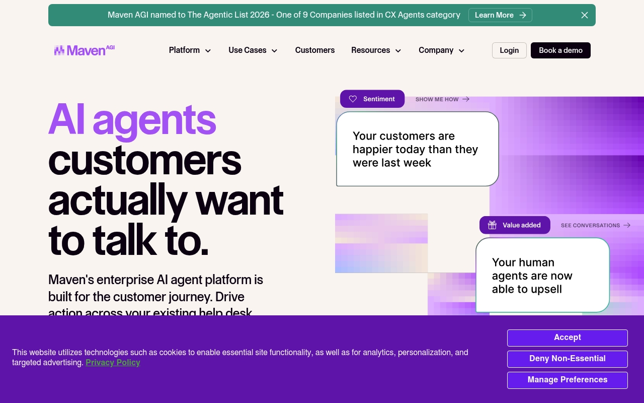 Maven AGI website