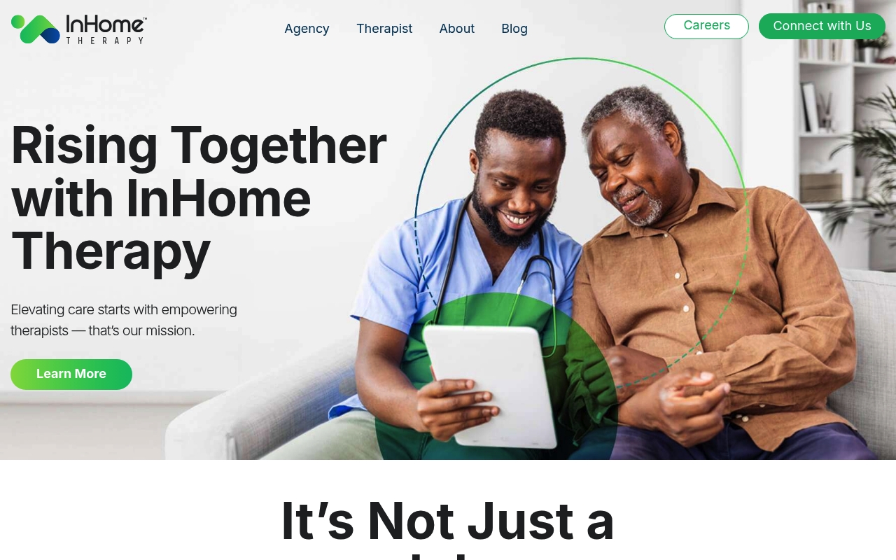 InHomeTherapy website