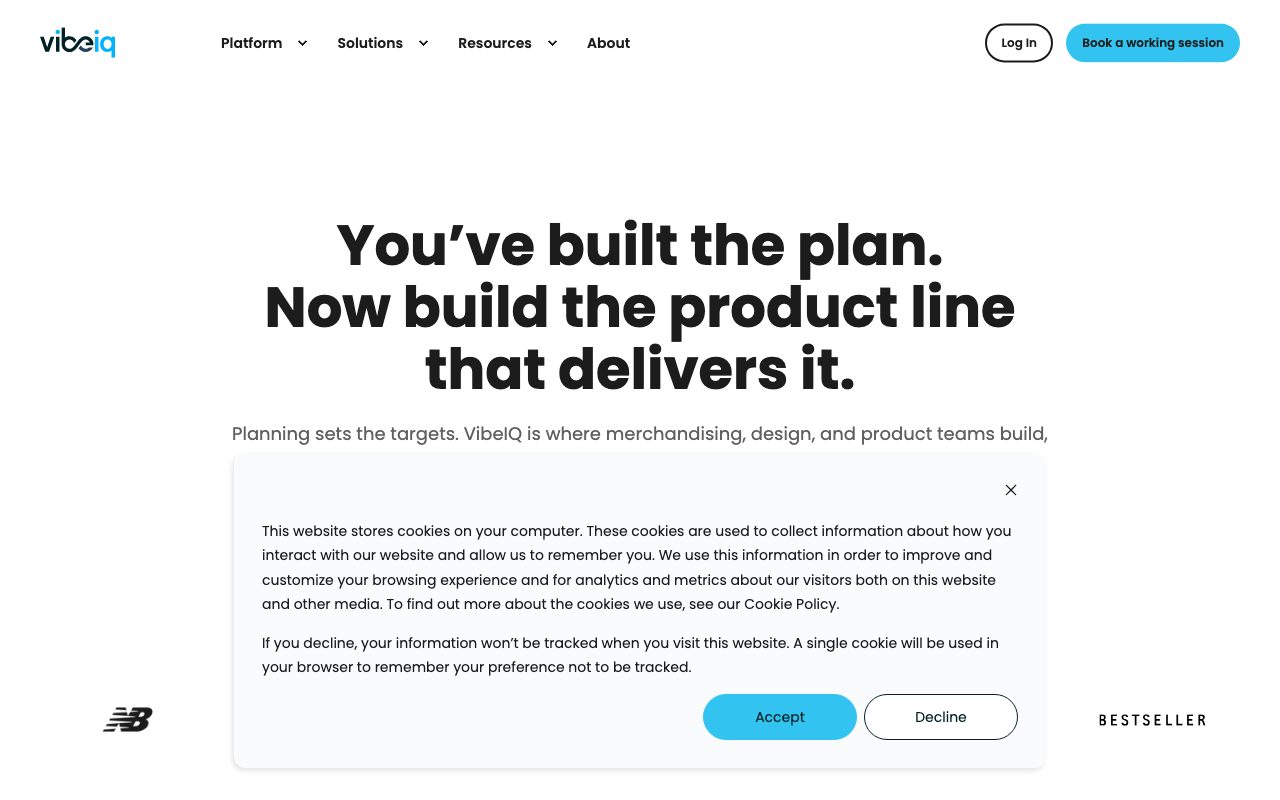 Vibe IQ website